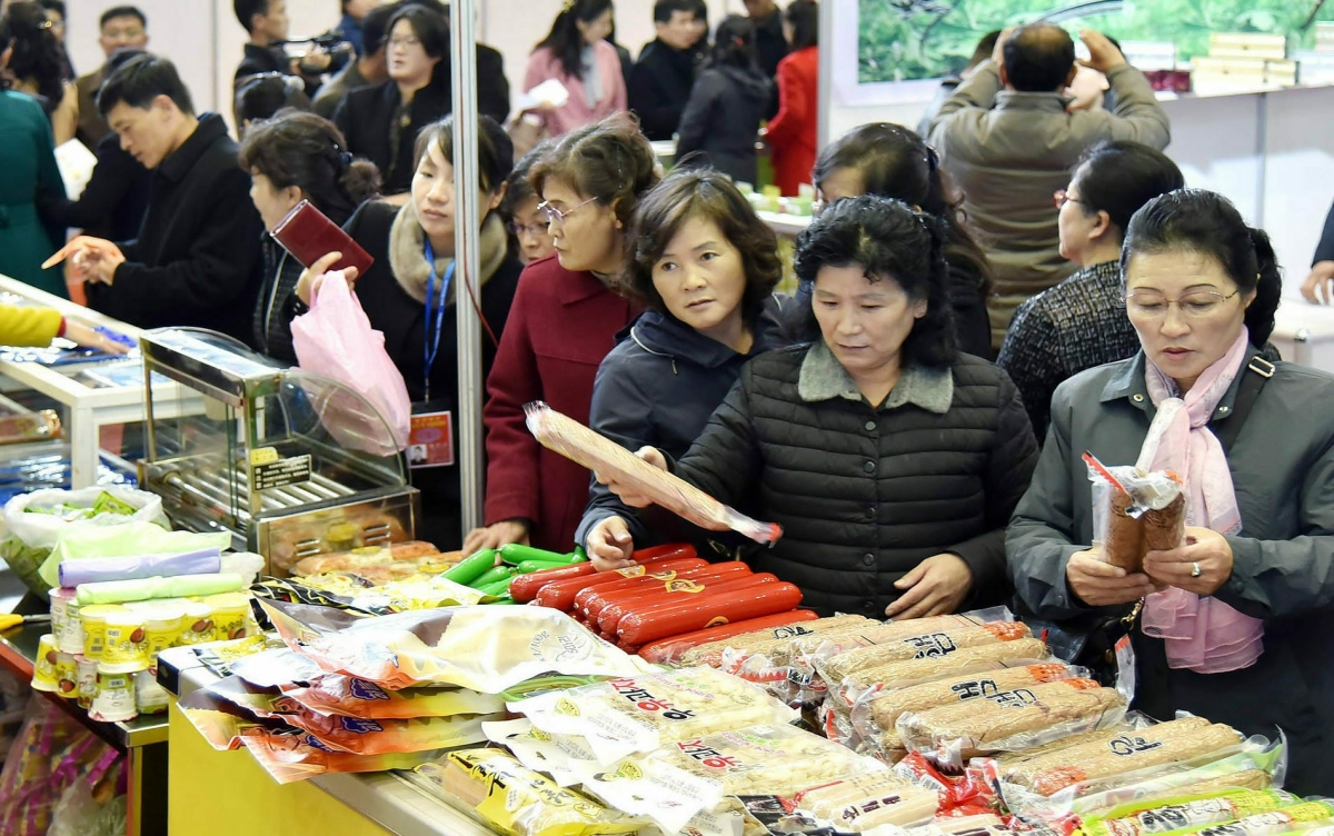 Triều Tiên tổ chức triển lãm trưng bày thực phẩm làm từ bột mì